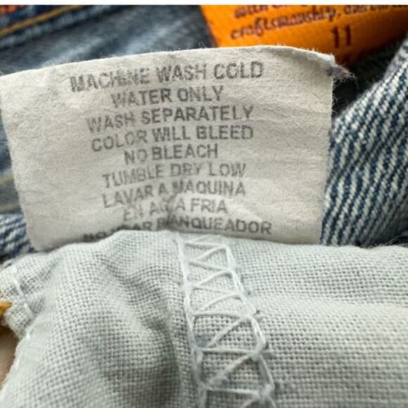 Plastic by GLY Distressed Bootcut Jeans Women's / Juniors Size 11 - Picture 8 of 9